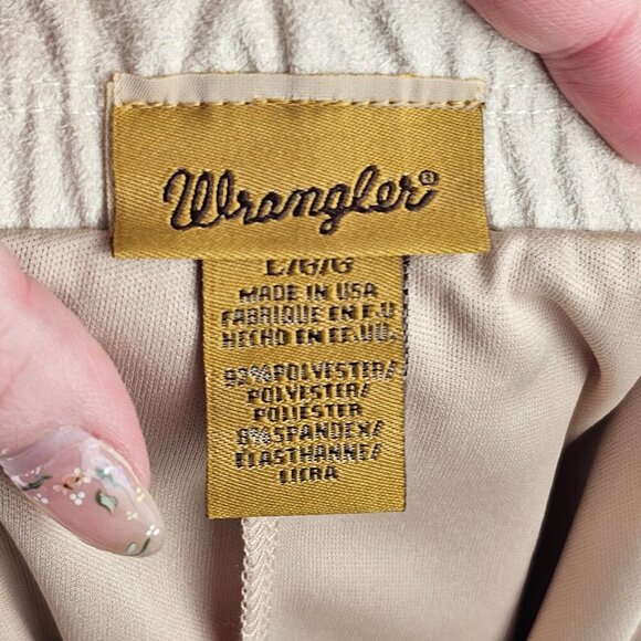 Wrangler Vintage Western Patterned Suede Feel Mini Skirt Sz L - Picture 3 of 5